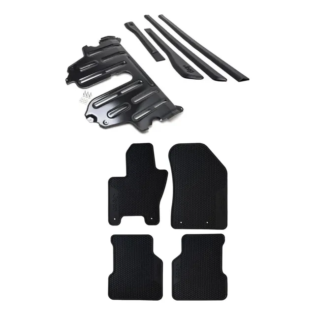 Kit Friso + Protetor Carter + Jogo Tapete Jeep Compass Mopar