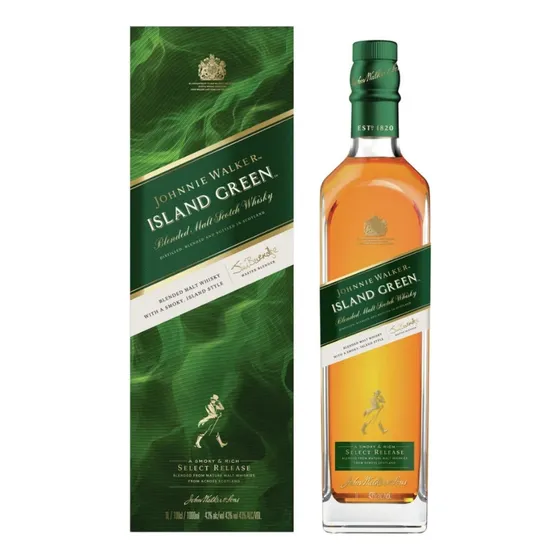 Johnnie Walker Island Green Blended Malt Scotch Whisky 1l