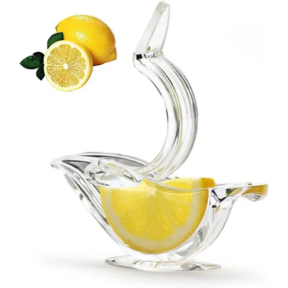 Exprimidor Manual Limon Jugo Clip Acrilico Maquina Forma