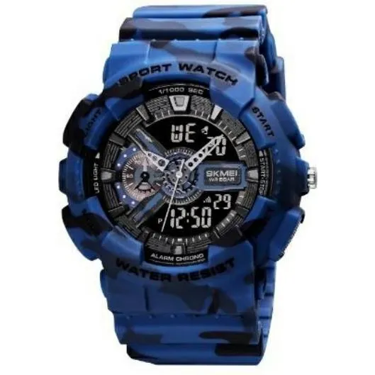 Reloj Skmei 1688 Azul Acero Azul Acero Azul Acero