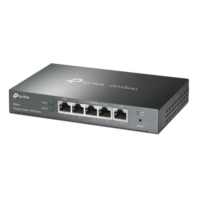 Router Gigabit Vpn Omada Er605 Hasta 4 Puertos Wan Gigabit