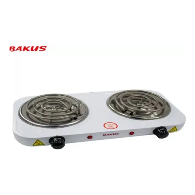 Cocina Eléctrica 2 Hornillas Caracol 110v 60hz 1000w Bakus