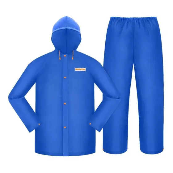Conjunto Impermeable Pantalón Y Chaqueta Talla L Pvc Wadfow