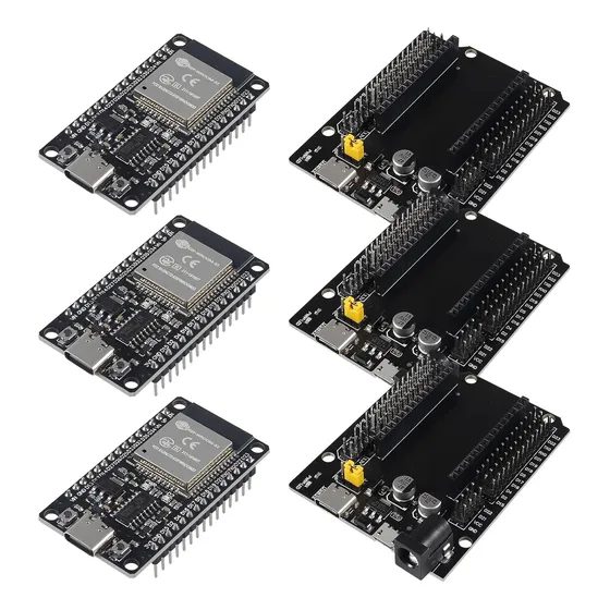 Placa De Desarrollo Wifi Esp32 Con Gpio Y Puerto Usb Tipo C