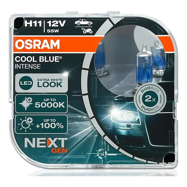 Kit 2 Lámparas H11 55w Osram Cool Blue Intense Next 5000k