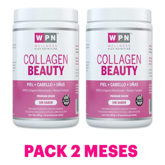 Wpn Colágeno Hidrolizado + Beauty Complex 300g Pack 2 Meses