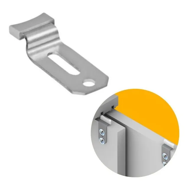 Guia Superior Curvo Para Porta De Correr 4 Uni