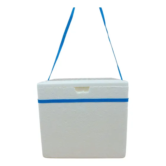 Caixa Térmica Isopor Eps 12 Litros Refri Cerveja Festa Cor Amarelo/branco