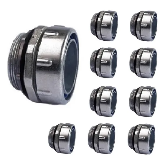 Kit 10pçs Conector Macho Reusável Para Sealtubo 3/4 Polegada