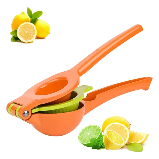 Smithcraft Exprimidor Limon Lima Metal Jugo Fruta Mano Color