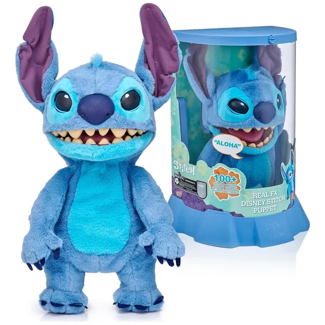 Stitch Real Fx Animatronic 45cms.c/sonidos Pupetronic Disney