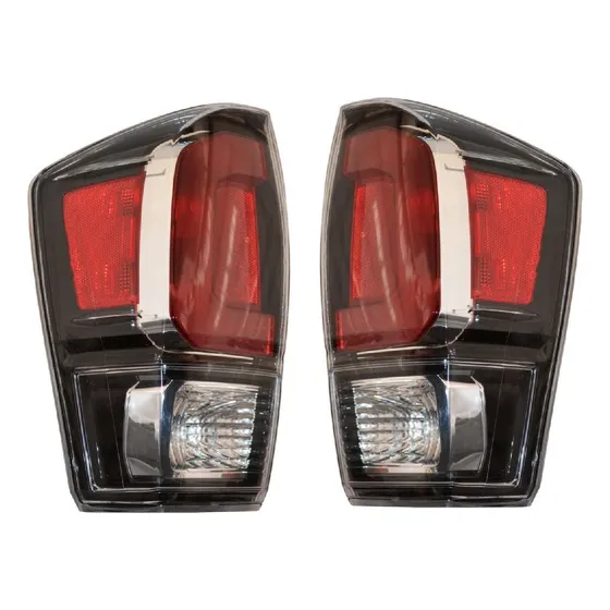 Par Calaveras Toyota Tacoma Filo Negro 2019 2020 2021 Ald