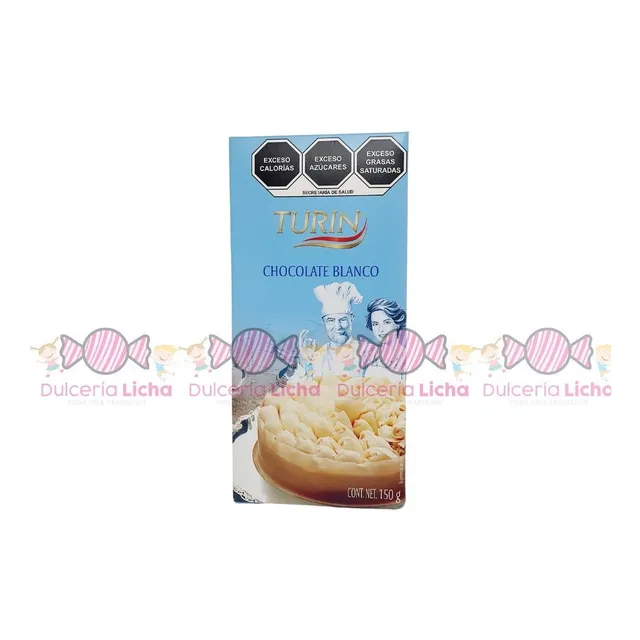 Turín Tablilla Chocolate Blanco 150gr Alta Reposteria