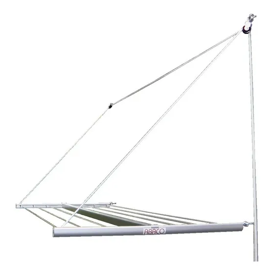 Tendedero Rebatible Plegable Pared Aluminio Para Tender Ropa - Apto Instalacion Interior Y Exterior