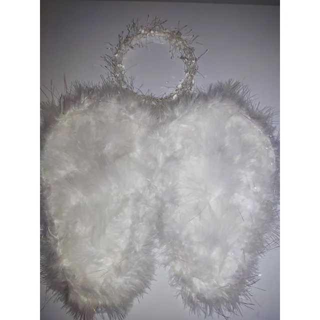 Alas De Angel Plumas Blancas Disfraz Niñas Entrega Inmediata