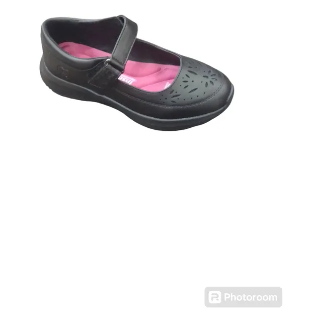 Zapatos Vita Kids  Negros Colegiales Para Niñas Modelo 2004