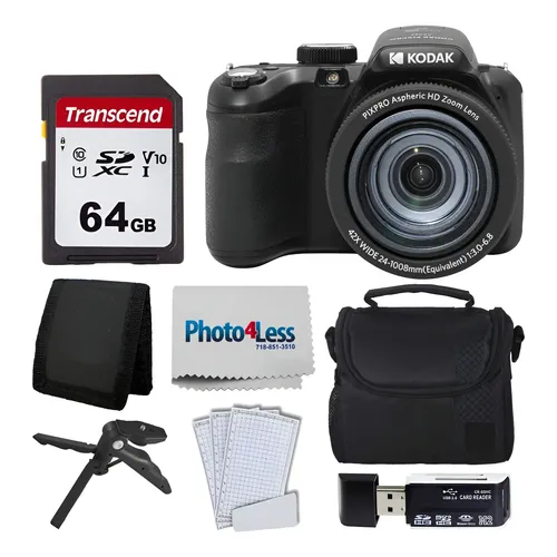 Câmera Digital Kodak Pixpro Fz45 Preta Com Cartão Sdhc De 32