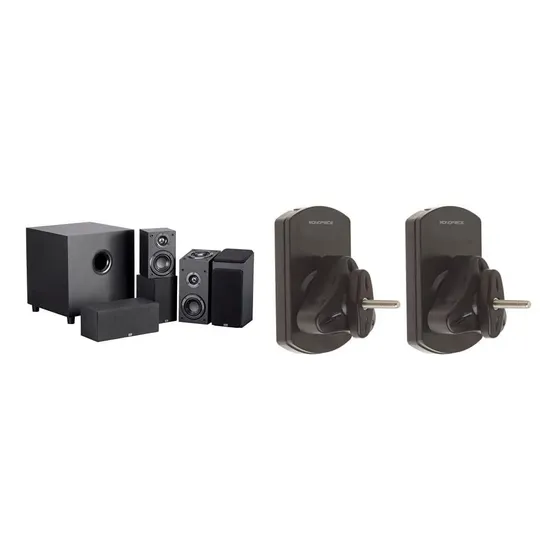 Premium -ch. Deen Casa Inmersivo Negro Subwoofer Perfil