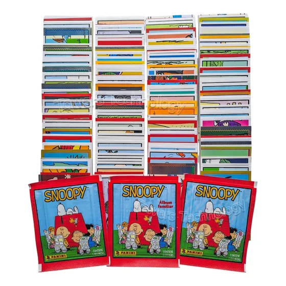 50 Láminas Sin Repetir Snoopy - Panini
