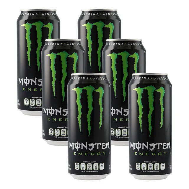 Energizante Monster Energy (negra) Lata 473cc (funda 6)