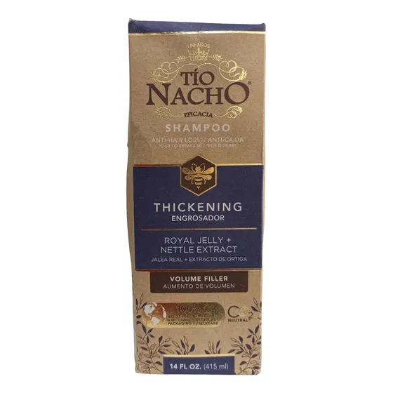Shampoo Tío Nacho Engrosador Anticaida. 415 Ml. Original
