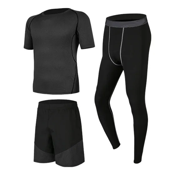 Conjunto De 3 Unidades De Camisa Holgada Para Gimnasio, Pant