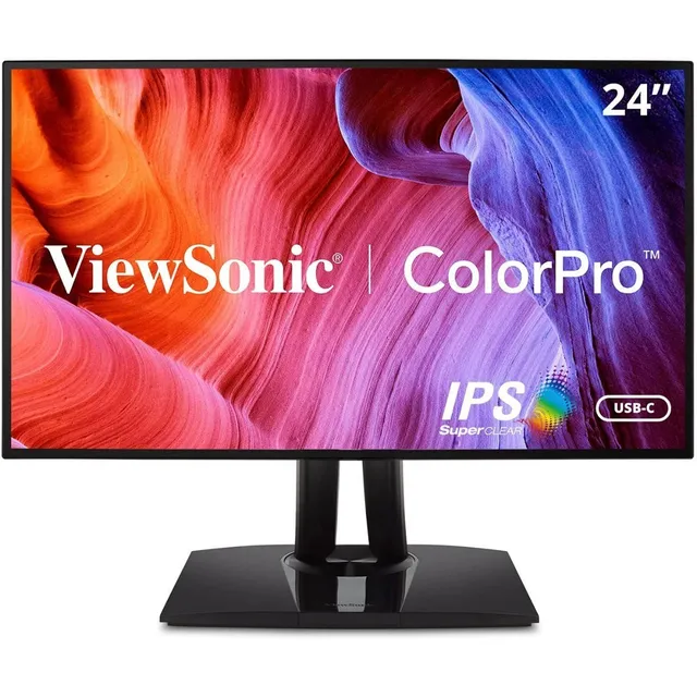 Viewsonic Vp2468a Colorpro Monitor Diseño Grafico 60hz 24 In