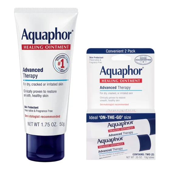 Combo Aquaphor 50ml + 2x10ml Reparación Intensiva Todo Tipo De Piel Día/noche
