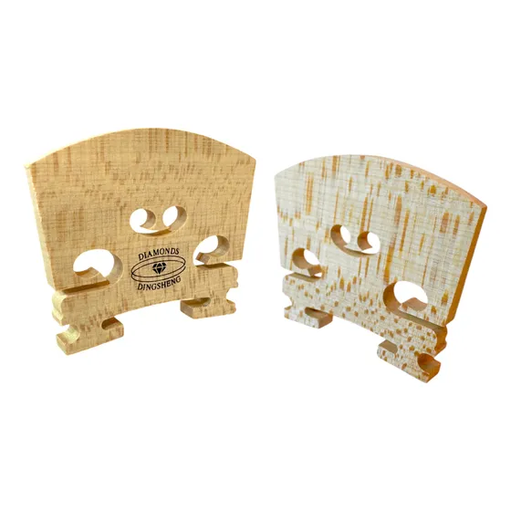 Cavalete Bridge Violino 4/4 Maple Velho Alto Grau Rajado 