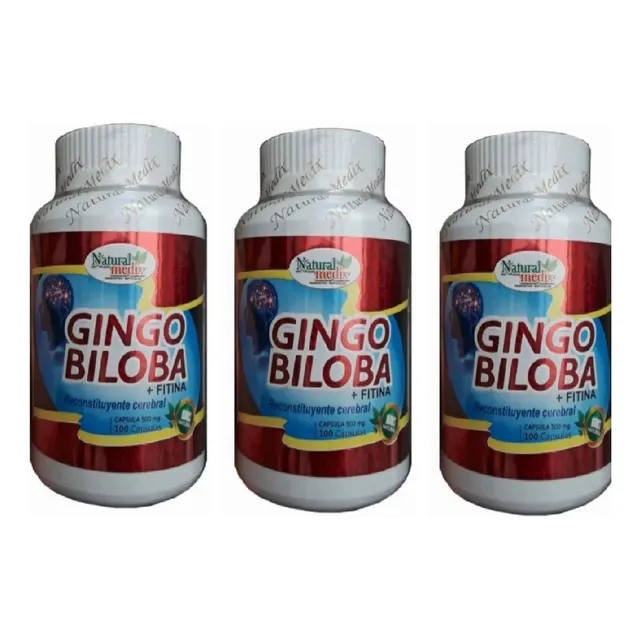 Ginkgo Biloba Con Fitina Reconstituyente Cerebral Pack X 3  