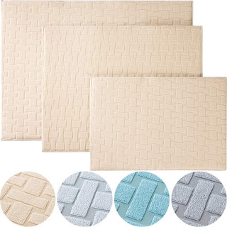 Tapete Para Secar Platos De 3 Paquetes, Grande En Color Crem Tapete Para Secar Platos De 3 Paquetes, Grande En Color Crem