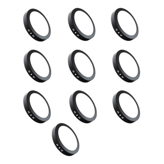 Paquete 10 Pz Lampara Sobreponer 12w Plafon Aro Negro 17cm Paquete 10 Pz Lampara Sobreponer 12w Plafon Aro Negro 17cm