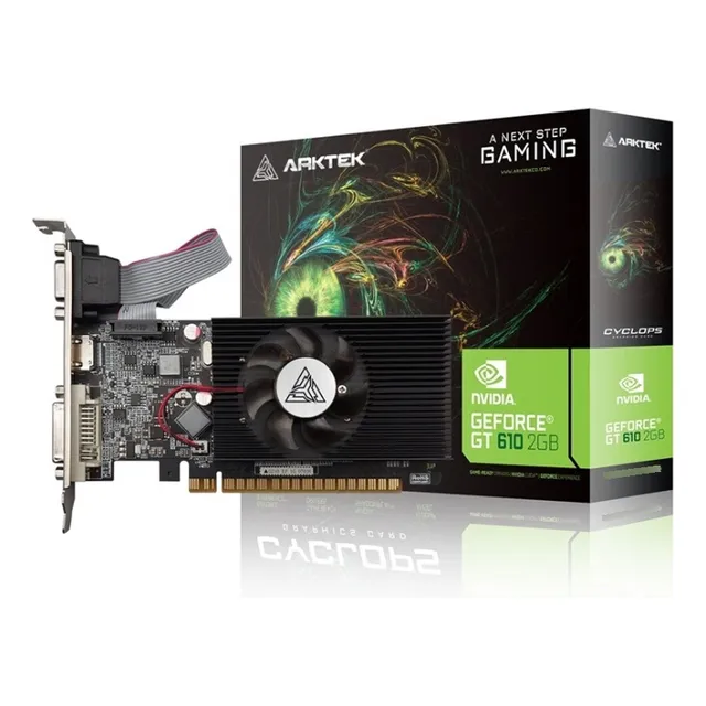 Tarjeta De Video Arktek Gt610 2gb Ddr3 Hdmi Vga Dvi