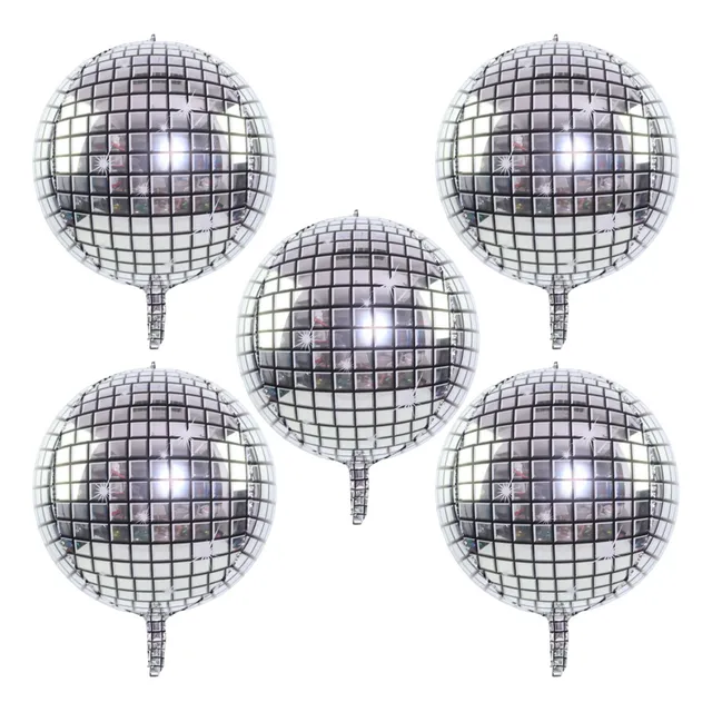 Globo Orbz Disco Bola Boliche Brillante 15 Pulgadas 40cm X5