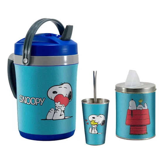 Set Kit Terere Bidon Termico Termolar, Snoopy