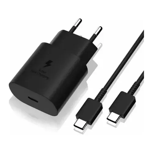 Cargador superrápido Samsung de 45 W EP-TA845 para Galaxy S21 S22, color negro