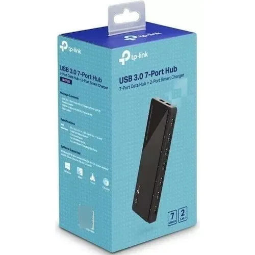 Uh720 Hub Usb 3.0 7 Portas 2 Portas Smartcharge Tp-link 2758