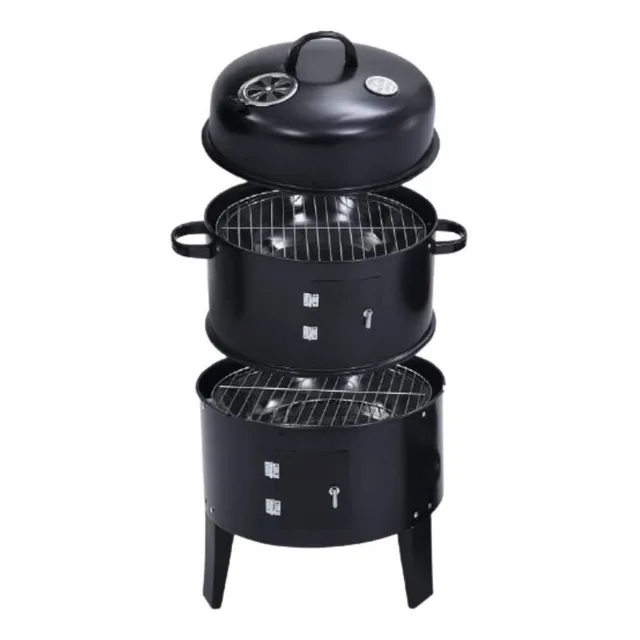 Ahumador Cilíndrico Parrilla 