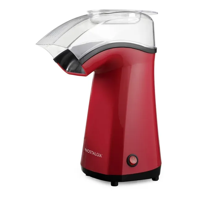 Máquina de crispetas Nostalgia APH200 aire caliente roja 1.04 kW 110V
