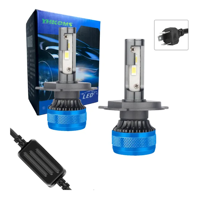 2 Bombillos Led H4 Yhkoms X15 20000lm6000k Carro/camión/moto