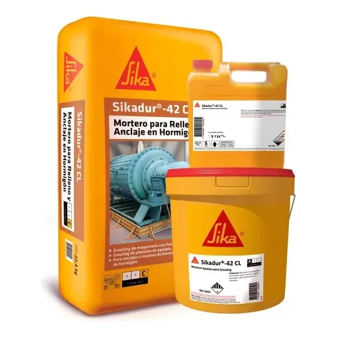 Sikadur 42 Cl Mortero Para Anclaje En Hormigón Juego 27 Kg