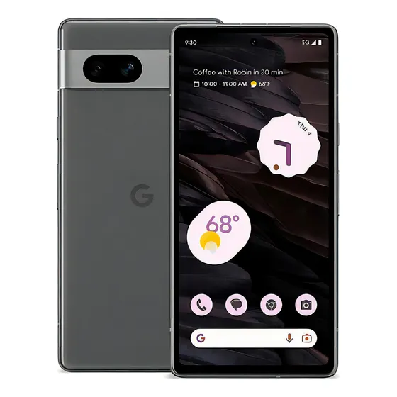 Google Pixel 7a Teléfono Celular Color Carbon - Excelente (Reacondicionado)
