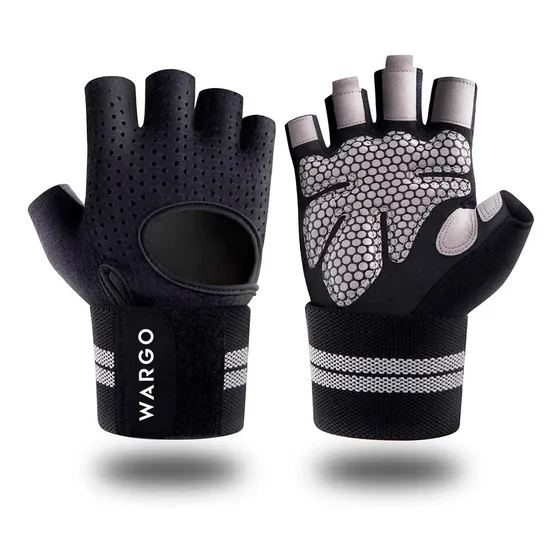 Guantes Con Muñequera Wargo Entrenamiento Gimnasio Pesas Gym