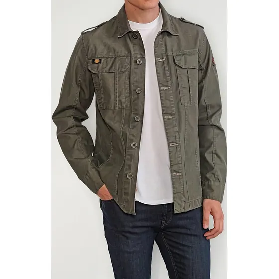 Campera Camisaco Gabardina Old Bridge