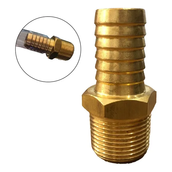 Espigão Adaptador Rosca Macho De Latão 1 Polegada Npt