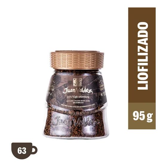 Cafe liofilizado Juan Valdez tradicional 95 g