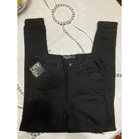 Jean Dama Negro Strech Kan Kan Talla S Nuevo