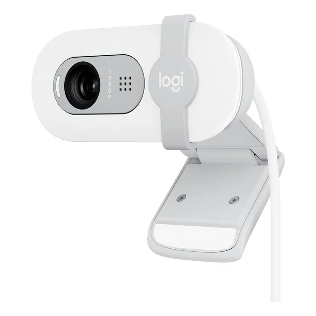 Logitech Brio 100, Webcam Full Hd 1080p / Rightlight 2, Wht
