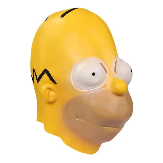 Mascara Homero Simpson Los Simpson Latex Adulto