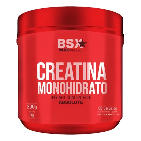 Creatina Monohidrato Bsx Nutrition Premium 300 G